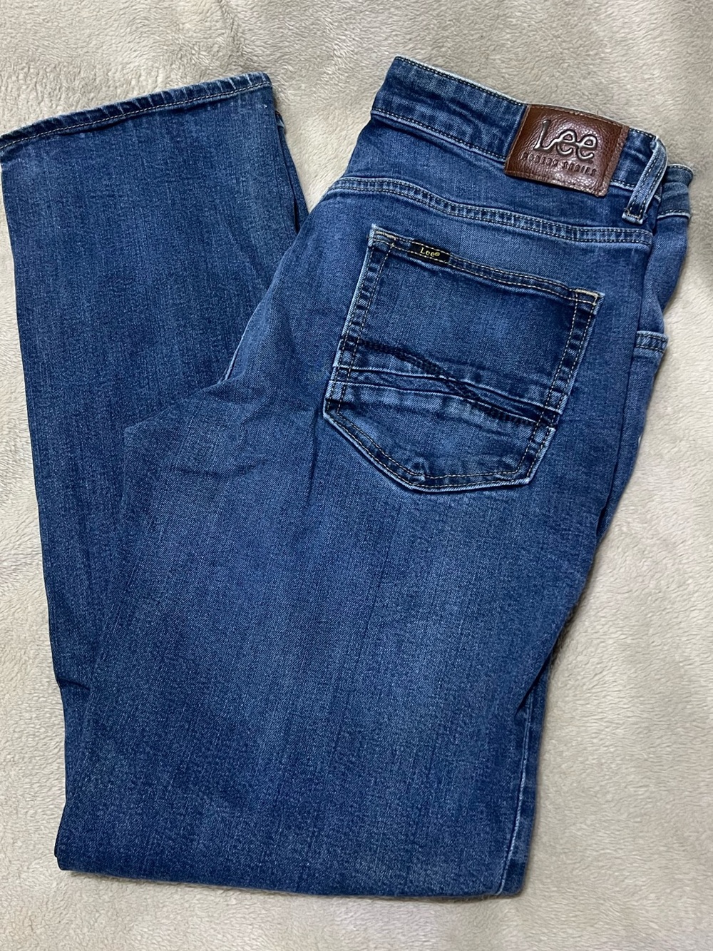 Lee Men's Modern Series Stretch Straight Leg Jeans 32x34
